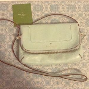 Kate spade cross body purse in color mint/teal.